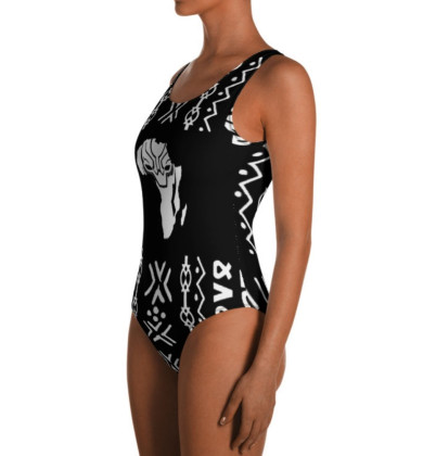 eXOTRik Black Panther Wakanda Bae Africa Swimsuit